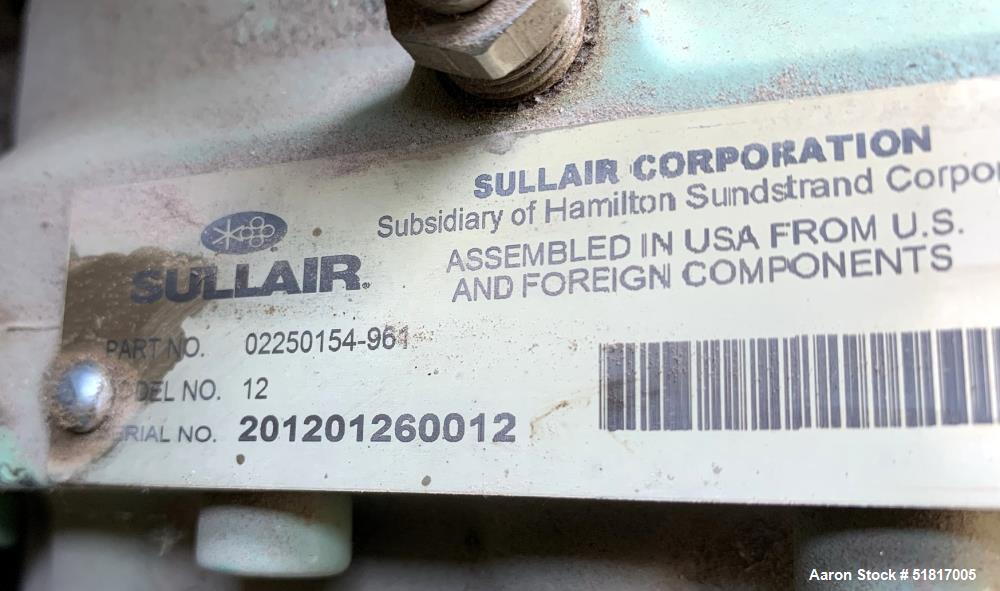 Sullair 3000 Series Air Cooled Rotary Screw Compressor