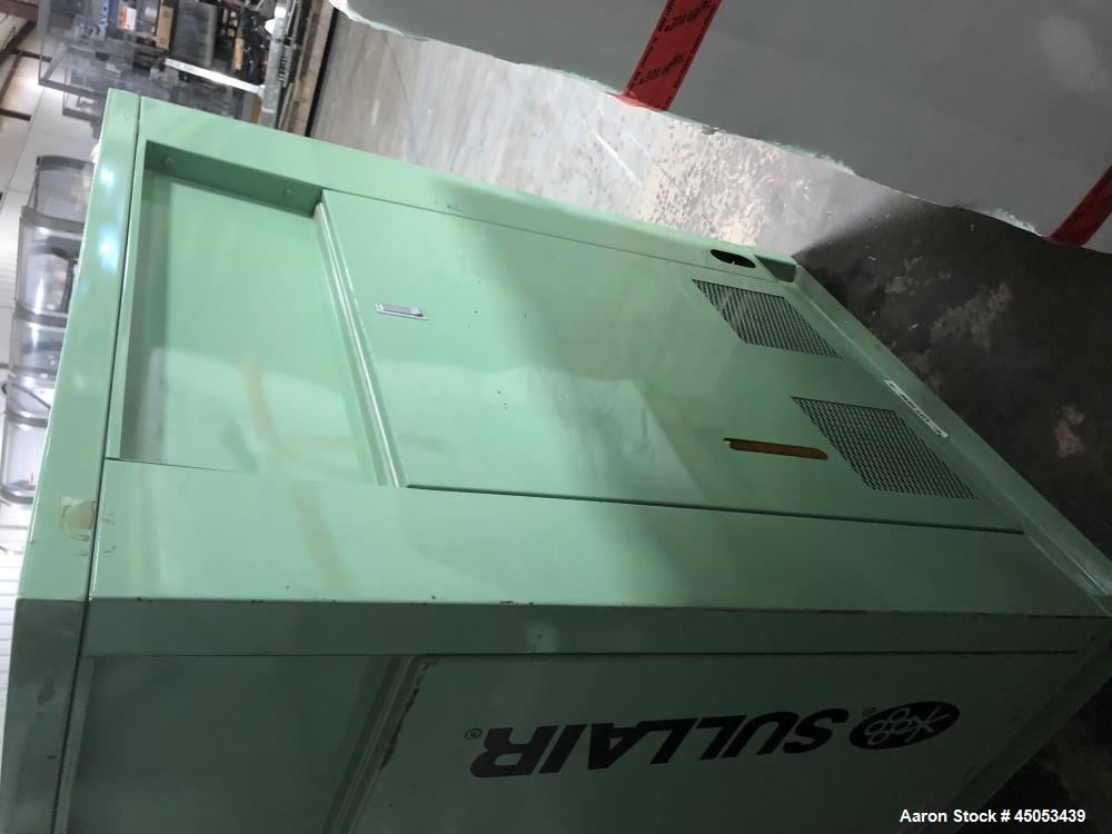 Unused- Sullair Rotary Screw Compressor, Model LS-16. Approximately 370 acfm capacity at 100psi. Driven by a 75hp motor. Includes Air Dryer, Model SRD400.