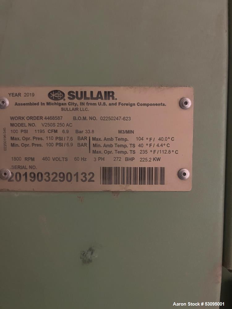 Used Sullair Rotary Screw Air Compressor