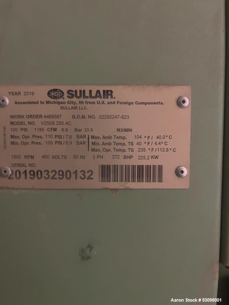 Used-Sullair Rotary Screw Air Compressor