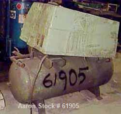 Used Sullair Rotary Screw Compressor, Model 6E-05.0-H. CFM Capacity 18, max air pressure 125 psi. 3427.5 hours on meter, 5 hp, 3 ph, 230/460V, 1725 rpm motor. Buckeye tank rated 200 psi at 460 deg F.