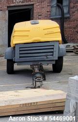 Used Atlas Copco XAS 185 (JD) Trailered Air Compressor | 185 CFM Rotary Screw Diesel Unit