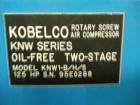 Used Kobelco Air Compressor, Model KNW1-B/H/S