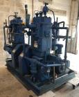 Used 3500 Gallon Air Receiver with Quincy Two Stage Water Cooler Compressor