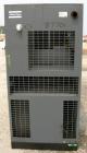 USED: Atlas Copco Stationary Rotary Screw Compressor, model GA55W. Rated max 132 psi, water cooled. Capacity approximately 328 cfm at 125 psi. Driven by a 75 hp, 3/60/230/460 volt, 3550 rpm motor. Un...