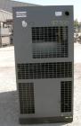 USED: Atlas Copco Stationary Rotary Screw Compresser, model GA55W. Rated max 132 psi, water cooled. Capacity approximately 328 cfm at 125 psi. Driven by a 75 hp, 3/60/230/460 volt, 3550 rpm motor. Un...