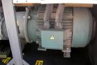 USED: Atlas Copco Stationary Rotary Screw Compresser, model GA55W. Rated max 132 psi, water cooled. Capacity approximately 328 cfm at 125 psi. Driven by a 75 hp, 3/60/230/460 volt, 3550 rpm motor. Un...
