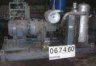 USED:Atlas Copco stationary rotary screw compressor, model GAU-807. Rated max 100 psi, air cooled, capacity approximately 410 cfm at 1770 rpm. Driven by a 100 hp, 3/60/230/460 volt, 1770 rpm motor. U...