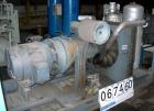 USED:Atlas Copco stationary rotary screw compressor, model GAU-807. Rated max 100 psi, air cooled, capacity approximately 410 cfm at 1770 rpm. Driven by a 100 hp, 3/60/230/460 volt, 1770 rpm motor. U...
