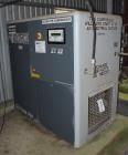 Used Atlas Copco Oil Free Rotary Screw Compressor, Model ZT 22. Air cooled, 117.2 CFM at 124 psi. Driven by a 30hp motor. Includes an Elektronikon controller. Serial# AII705773, built 2006.