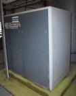 Used Atlas Copco Oil Free Rotary Screw Compressor, Model ZT 22. Air cooled, 117.2 CFM at 124 psi. Driven by a 30hp motor. Includes an Elektronikon controller. Serial# AII705773, built 2006.