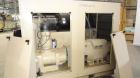 Used Curtis RS Series Rotary Screw Compressor, Model R/S-150D-A/E-E75G. Air cooled, rated 706 cfm at 125 psi. Driven by a 150 hp, 3/60/460 volt, 1780 rpm motor.  Includes a control panel and sound en...