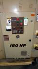 Used Curtis RS Series Rotary Screw Compressor, Model R/S-150D-A/E-E75G. Air cooled, rated 706 cfm at 125 psi. Driven by a 150 hp, 3/60/460 volt, 1780 rpm motor.  Includes a control panel and sound en...