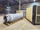 Unused Ingersoll Rand RS185i-A145 Rotary Screw Air Compressor Package – 260 HP, 1211 CFM, 2023 Build, Air Receiver Tanks, Air Dryer, Desiccant Dryer, Filtration, Oil/Water Separator