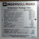 Used Ingersoll-Rand Air Cooled Rotary Screw Air Compressor, Model SSR-EP125. Capacity 571 CFM, rated operating pressure 125 psig, maximum discharge pressure 128 psig, maximum modulate pressure 135 ps...