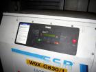 Used Ingeroll Rand Rotary Screw Air Compressor, model SSR-EP30SE. 117 CFM at 125 psi. Driven by a 30 hp,3/60/230/460 volt motor. Includes a model HRM 62-6 air dryer, and an approximately 24