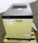 Used Ingersoll-Rand Unigy Rotary Screw Air Compressor, Model UNI-15-150-H. Capacity 53 CFM, rated operating pressure 125psi. Driven by a 12.5kw (15hp), 400 volt motor. Includes a sound enclosure. Bui...