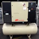 Used Ingersoll-Rand Air Cooled Rotary Screw Air Compressor, Model UP6 30-150. Capacity 112 cfm, rated operating pressure 150 psig. 240 gallon capacity tank. Driven by an approximately 30 hp motor. In...