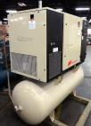 Used Ingersoll-Rand Air Cooled Rotary Screw Air Compressor, Model UP6 30-150. Capacity 112 cfm, rated operating pressure 150 psig. 240 gallon capacity tank. Driven by an approximately 30 hp motor. In...
