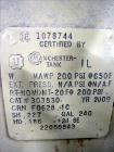Used Ingersoll-Rand Air Cooled Rotary Screw Air Compressor, Model UP6 30-150. Capacity 112 cfm, rated operating pressure 150 psig. 240 gallon capacity tank. Driven by an approximately 30 hp motor. In...