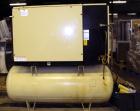 Used Ingersoll-Rand Air Cooled Rotary Screw Air Compressor, Model UP6 30-150. Capacity 112 cfm, rated operating pressure 150 psig. 240 gallon capacity tank. Driven by an approximately 30 hp motor. In...