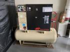 Used Ingersoll Rand 120 Gallon Tank 15 hp Rotary Screw Air Compressor