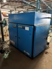 Used 75 HP Kobelco Screw Type Air Compressor KNW Series, includes SPX Hankison Air Dryer Model HES280