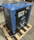 Used Kaishan Deltech Single Stage Rotary Air Compressor, Model KRSB-7.5. 24CFM. Driven by a 5.5kw (7.5hp) 3/60/208-230/460v 3540rpm motor. Rated 125 psi discharge pressure, Serial# 407682, built 2022...