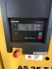 Used Kaesar 25hp Rotary Screw Air Compressor With Integrated Dryer, Model AS 25 T.  Serial # 2500, Built 2008.