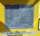 Used Kaeser BSD rotary screw compressor, model BSD 60 T. Rated 288 cfm at 125 psig, 60hp motor, serial# 1053, built 2007. Includes an ABT.81 dryer and KFC100 filter.