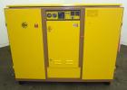 Used Kaeser Stationary Rotary Screw Compressor, Model CS75. Air cooled. Capacity approximately 282 cfm at 110 psi. Driven by a 60 hp, 3/60/230/460 volt, 1740 rpm motor. Unit includes a control panel....
