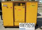 Used Kaeser Stationary Rotary Screw Compressor, Model CS75. Air cooled. Capacity approximately 282 cfm at 110 psi. Driven by a 60 hp, 3/60/230/460 volt, 1740 rpm motor. Unit includes a control panel....