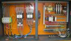 USED: Kaeser stationary rotary screw compressor, model DS140, aircooled. Capacity approximately 520 cfm at 110 psi. Driven by a 100 hp,3/60/460 volt motor. Unit includes a control panel. Skid mounted...