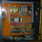 USED: Kaeser stationary rotary screw compressor, model DS140, aircooled. Capacity approximately 520 cfm at 110 psi. Driven by a 100 hp,3/60/460 volt motor. Unit includes a control panel. Skid mounted...