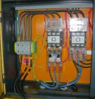 USED: Kaeser stationary rotary screw compressor, model DS140, aircooled. Capacity approximately 520 cfm at 110 psi. Driven by a 100 hp,3/60/460 volt motor. Unit includes a control panel. Skid mounted...