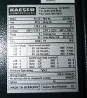 Used Kaeser Stationary Rotary Screw Compressor, Model SK 15.