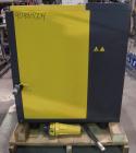 Used Kaeser Stationary Rotary Screw Compressor, Model SK 24, Air Cooled. Capacity approximately 50 cfm at 188 psi. Driven by a 20 hp, 3/60/230/460 volt, 1740 rpm motor. Unit includes a control panel....