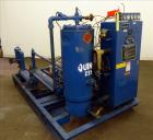 Used Quincy Helical Screw Air Compressor, Model Q235WNW1, Water Cooled. Capacity 234 CFM at 125 psi. Driven by a 50hp, 3/60/230/460 volt, 1760 rpm motor. Includes an air/oil reservoir tank, after coo...