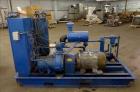 Used Quincy Helical Screw Air Compressor, Model Q235WNW1, Water Cooled. Capacity 234 CFM at 125 psi. Driven by a 50hp, 3/60/230/460 volt, 1760 rpm motor. Includes an air/oil reservoir tank, after coo...