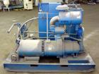 Used Quincy QSI-245 Water cooled  Rotary Screw Compressor, Model QSI245WNW31B. Approximate air delivery 245 cfm at 110 psig. Driven by a 50 hp, 3/60/230/460 volt, 1780 rpm motor. Unit includes contro...