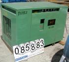 USED: Sullair single stage rotary screw compressor, model 10-25AC/AC 24KT, air cooled. Rated 105 cfm at 115/125 psig. Driven by a 25 hp, 3/60/230/460 volt, 1750 rpm motor. Includes sound enclosure an...