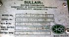 USED: Sullair single stage rotary screw compressor, model 10-25AC/AC 24KT, air cooled. Rated 105 cfm at 115/125 psig. Driven by a 25 hp, 3/60/230/460 volt, 1750 rpm motor. Includes sound enclosure an...