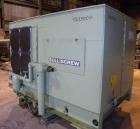 Used Sullair Rotary Screw Air Compressor, model 20-100L. Single stage, air cooled. Approximately 575 cfm at 100/110 psig. Driven by a 100 hp, 3/60/230/460 volt, 1770 rpm motor. Includes a control pan...