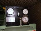 Used Sullair Rotary Screw Air Compressor, model 20-100L. Single stage, air cooled. Approximately 575 cfm at 100/110 psig. Driven by a 100 hp, 3/60/230/460 volt, 1770 rpm motor. Includes a control pan...
