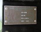 Used Sullair Rotary Screw Air Compressor, model 20-100L. Single stage, air cooled. Approximately 575 cfm at 100/110 psig. Driven by a 100 hp, 3/60/230/460 volt, 1770 rpm motor. Includes a control pan...