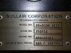 Used Sullair Rotary Screw Air Compressor, model 25-200H ACAC. Single stage, air cooled. Approximately 1218 cfm at 115/125 psig. Driven by a 200 hp, 3/60/460 volt, 1780 rpm motor. Includes a control p...