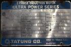 Used Sullair Air Cooled Rotary Screw Air Compressor, Model 25-200H ACAC. Approximately 900 cfm at 150 psig. Driven by a 250hp, 3/60/460 volt, 1770 rpm motor. Includes a control panel, and sound enclo...