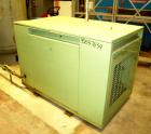 Used Sullair Rotary Screw Air Compressor, model LS-10. Approximately 111 cfm at 100 psig. Approximately 100 psi, and a 25 hp motor. Includes a sound enclosure. Missing controls, 51094 hours on meter....