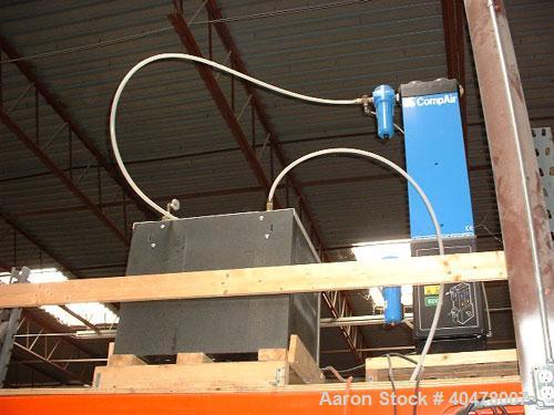 Used Air drying system mounted above chiller.


