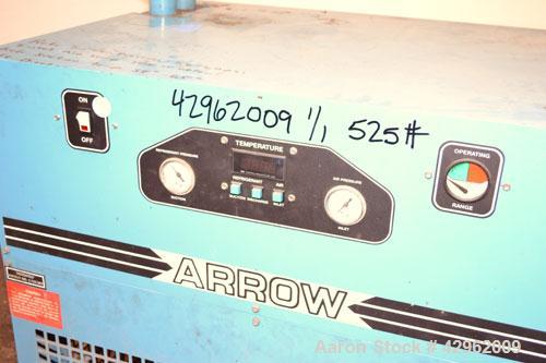Used Arrow Pneumatics Refrigerated Air Dryer, Model A-250-3. Rated 250 SCFM. Requires a 9 pound charge of R-22. 3/60/230 volt.